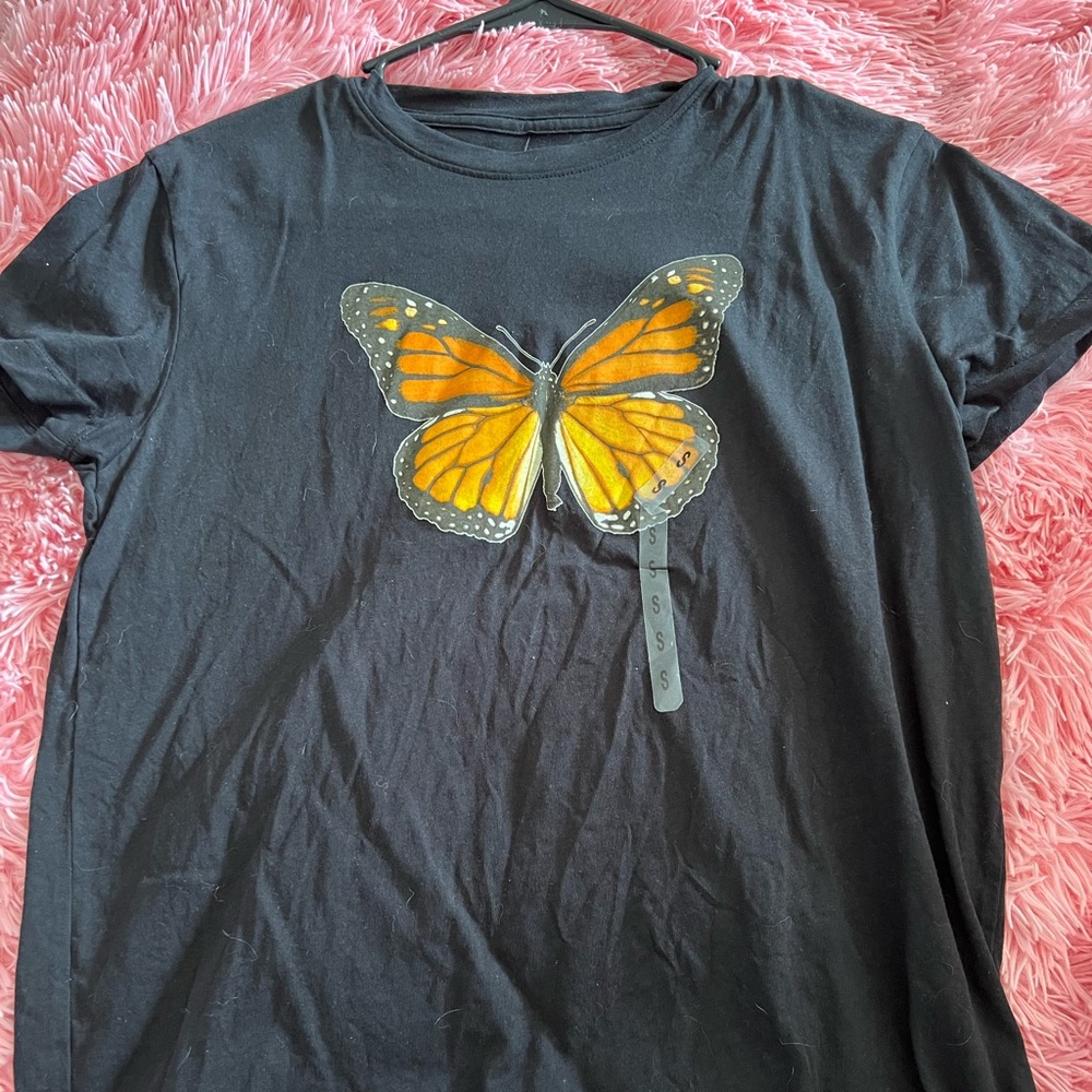 Black Butterfly Tee